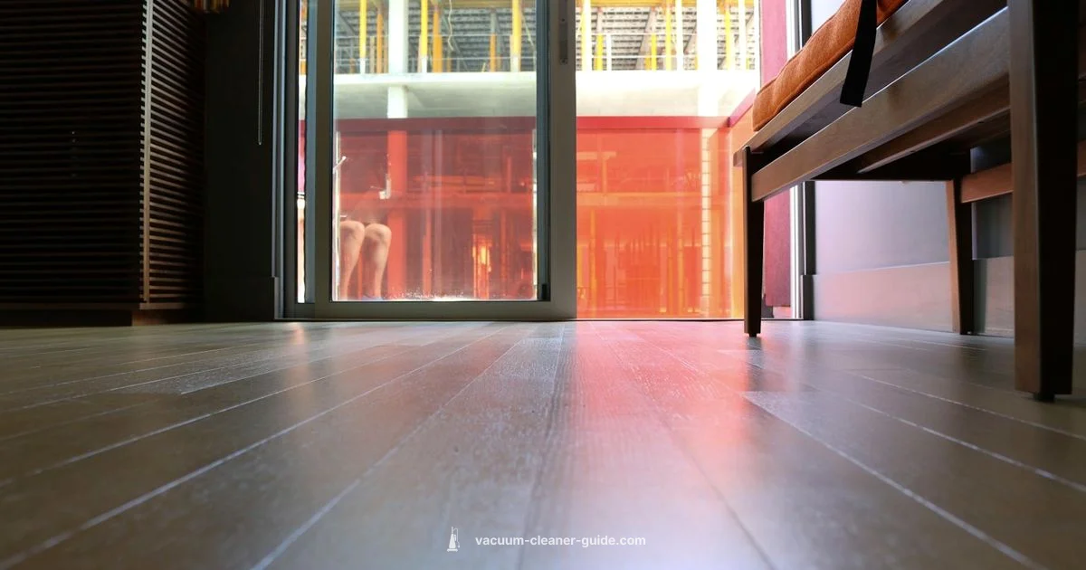 Dust Visualization On Floor - Vacuum Cleaner Guide