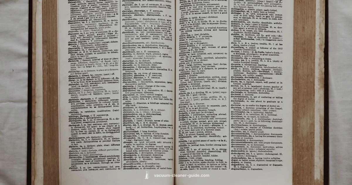 Spanish Translation Guide - Vacuum Cleaner Guide