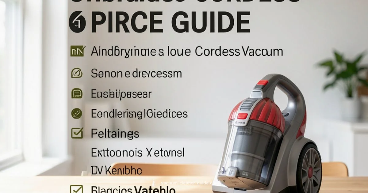 Cordless Price Guide - Vacuum Cleaner Guide